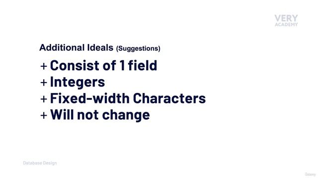 Very Academy - 022 - Primary Key