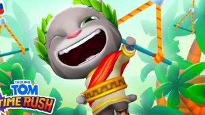 «Говорящий Том: гонка на время»!  Быстро бегите сквозь