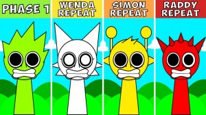 INCREDIBOX SPRUNKI: ВЕНДА 💊, САЙМОН 👨🎤, РЭДДИ 🎤 🔁 ПОВТОРЯЮТ ПОСЛЕ ФАЗЫ 1!