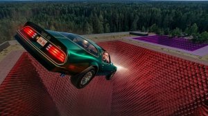 BeamNG Drive - Эпичные высокоскоростные прыжки на автомобиле