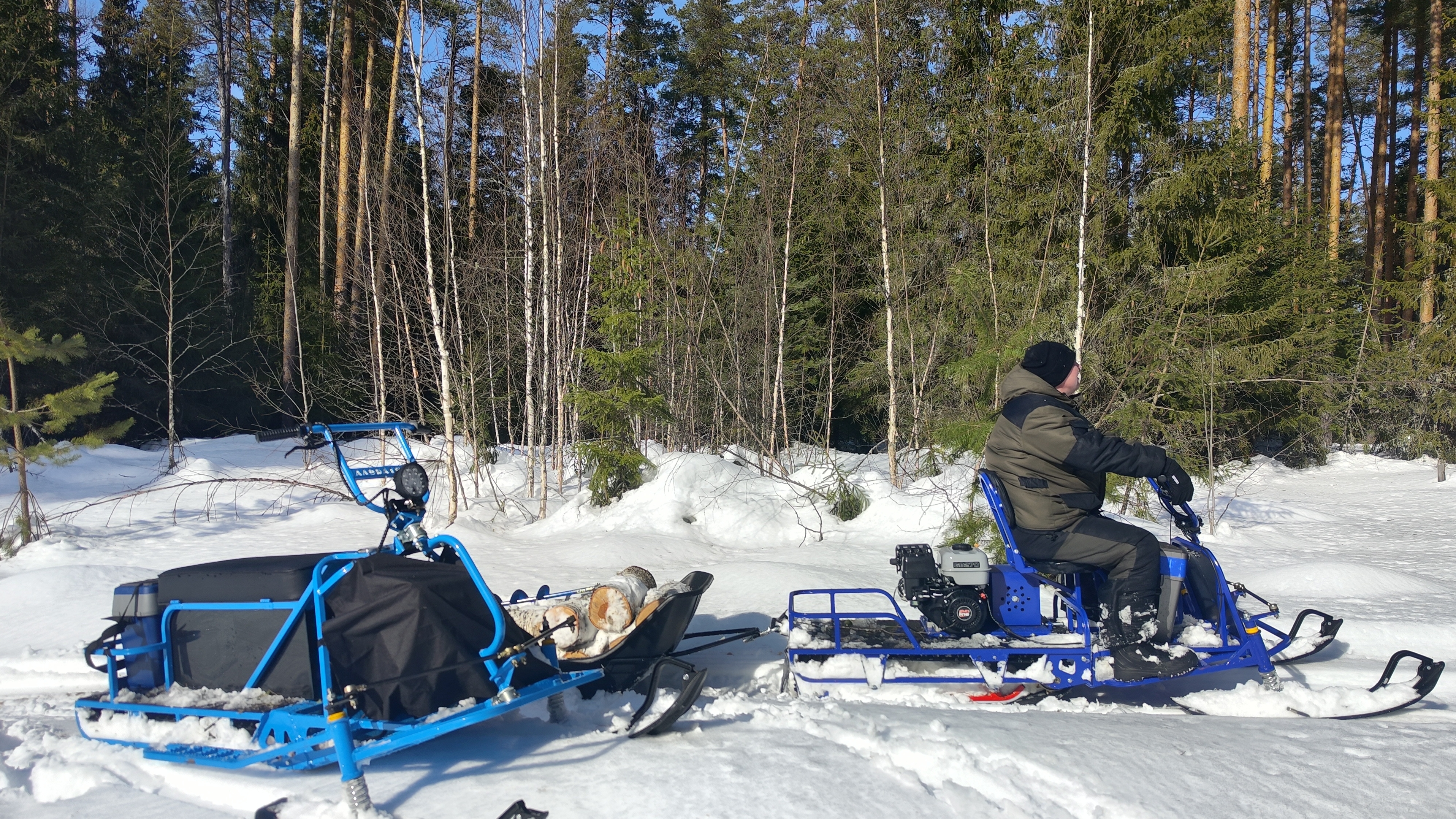 Таежные приключения на снегоходах Альбатрос! Прокладываем новые маршруты! Ни шагу назад!