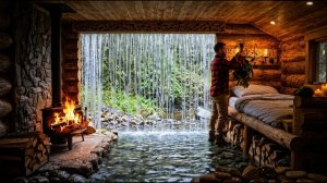 Единственный путь в мою хижину лежит через водопад.