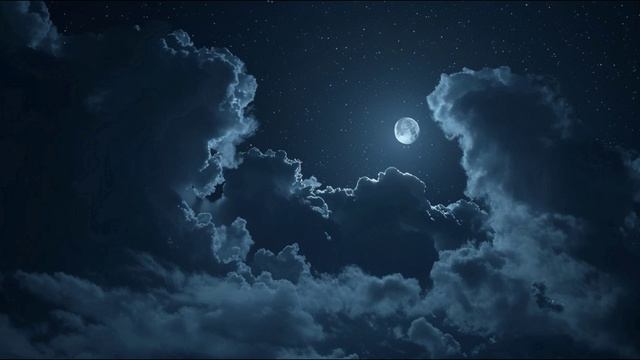 Ночные облака и мягкий шум — Для сна и расслабления — 3 часа