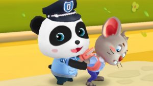 Панда. Панда полицейский. Школьный автобус . Часть 3
