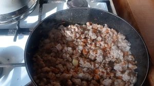 Как поджарить куринный фарш, вот.