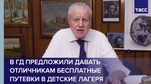 В ГД предложили давать отличникам бесплатные путевки в детские лагеря
