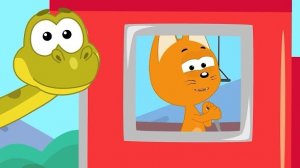 Паровозики и динозавры - Весёлые песенки для малышей - Котёнок Котэ