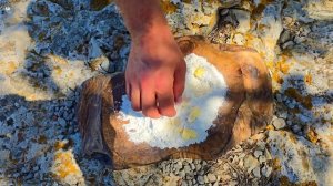 Готовим мясо с сыром в горах Красиво и вкусно Видео супер, надо смотреть и наслаждаться красотой