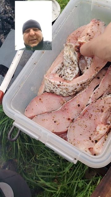 Рыбка на природе