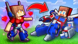 Фанатка влюбилась в Джей Джей автобота Оптимуса Прайма. Майнкрафт Мультик