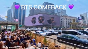 😁Думала, что год закончился… 🤗Пришла посмотреть на BTS~ 💜Возвращение BTS в Мёндоне🇰🇷📸