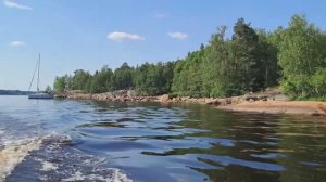 Прогулка по Выборгскому заливу. Любуемся природой.