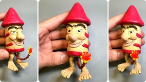 Pop Pop Pop Sahur из пластилина Brainrot мем