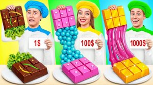 💰 1$ vs 100$ vs 1000$ КУЛИНАРНЫЙ ЧЕЛЛЕНДЖ | Битвы с Едой | Что можно приготовить на разный бюджет?