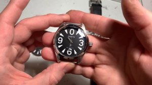 Часы Ракета-Зеро Big Zero Black (сапфир+сталь)