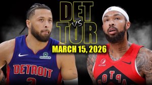 16.03.2026 | ОБЗОР МАТЧА | Торонто Рэпторс - Детройт Пистонс | Highlights