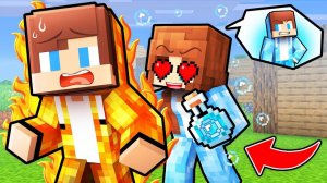 ЛЕДЯНОЙ ДЖЕЙ Джей убегает от ЛЮБОВНИКА ЛАВОВОЙ ДЕВУШКИ. Майнкрафт Мультик