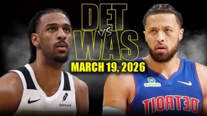 20.03.2026 | ОБЗОР МАТЧА | Вашингтон Уизардс - Детройт Пистонс | Highlights