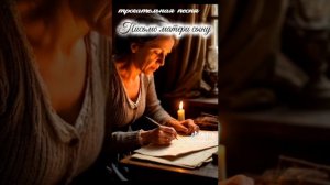 Трогательная песня «Письмо матери сыну»