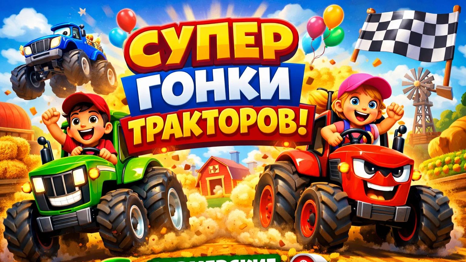 ГОНКИ ТРАКТОРОВ | МУЛЬТФИЛЬМЫ ДЛЯ ДЕТЕЙ | МУЛЬТЯХА ТВ