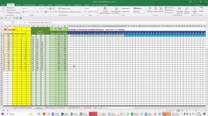 05 ЕГЭ ИНФОРМАТИКА ЗАДАНИЕ 22 - ГАНТ  В ТАБЛИЦЕ (ПАУЗА МЕЖДУ ПРОЦЕССАМИ)