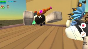 зелёный против голубого