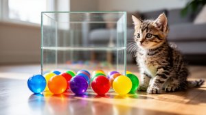 Милые котики , развлекательное видео ,  ИИ , нейросеть