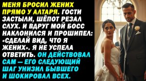 Истории из жизни|Меня бросил жених в день свадьбы 💔 Мой босс шепнул мне ...|Аудио рассказы