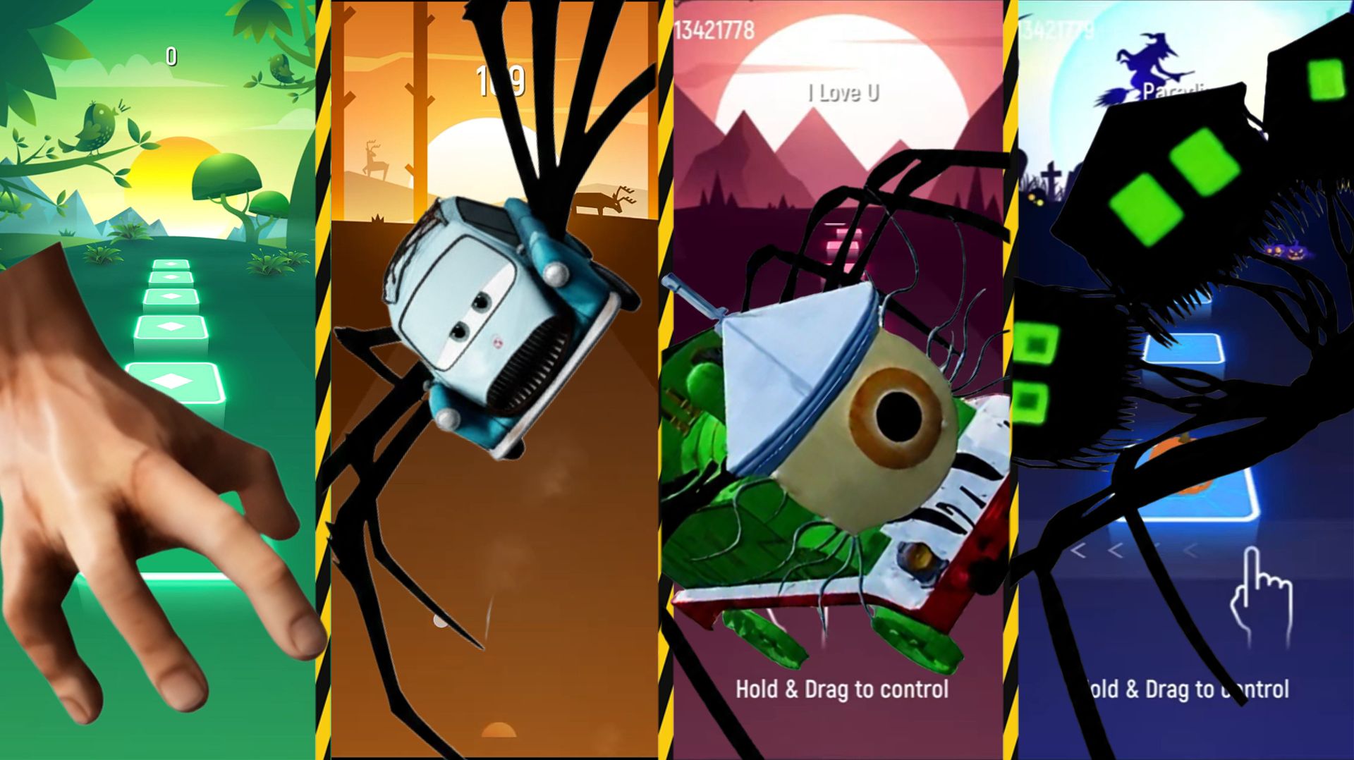 Monsters COFFIN DANCE & TILES HOP Ep. 51