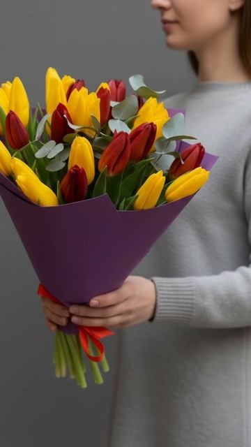Букет тюльпанов к 8 марта Https://rostov-buket.ru/shop/po-cvetam/tjulpany