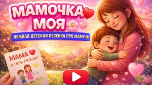 👉 Мамочка моя ❤️ Нежная детская песенка про маму 🌸
