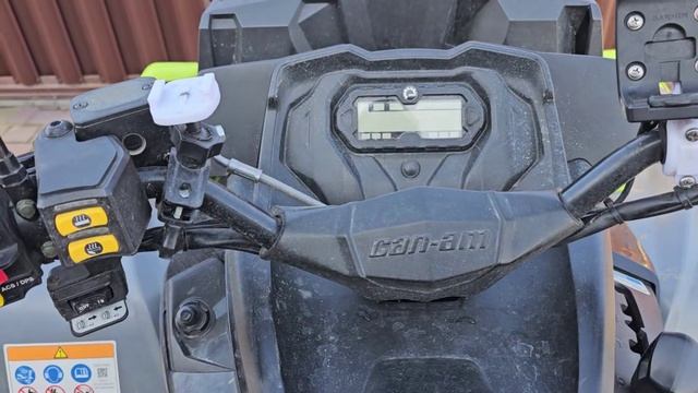 BRP Can-Am Outlander 650 XMR ошибка стояночного тормоза