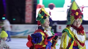 Катание на коньках на катке Фосагро в Вологде