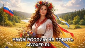 «Умом Россию не понять» — Патриотическая песня (музыка, куплеты AIVOXER)