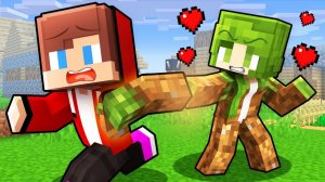 ТРАВЯНАЯ девушка хочет превратить Джей-Джея в Травяного человека. Майнкрафт Мультик