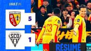 Ланс - Анже. Обзор матча. Франция, тур 27