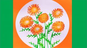 РИСОВАНИЕ ЦВЕТОВ для детей-Мультик для детей-/Как нарисовать ЦВЕТЫ