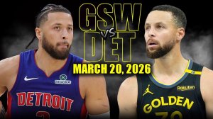 21.03.2026 | ОБЗОР МАТЧА | Детройт Пистонс - Голден Стэйт Уорриорз | Highlights
