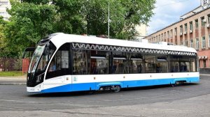 Поездка на автономном трамвае 71-911ЕМ «Львёнок» по маршруту №90 (Павелецкий вокзал - м. Сокольники)