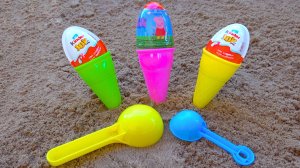 Игрушки Киндер Сюрпризы и  Свинка Пеппа | Мультики для для Детей и Песенки для Малышей