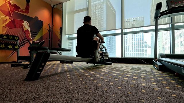 Гребной Тренажёр со Звуковым Эффектом Плеска Воды