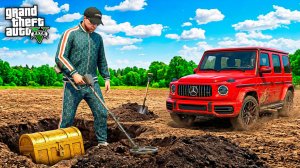 РАБОТАЮ КЛАДОИСКАТЕЛЕМ И ИЩУ СОКРОВИЩЕ В ПОЛЕ - GTA 5 МОСКВА (RMRP - ПАТРИКИ)