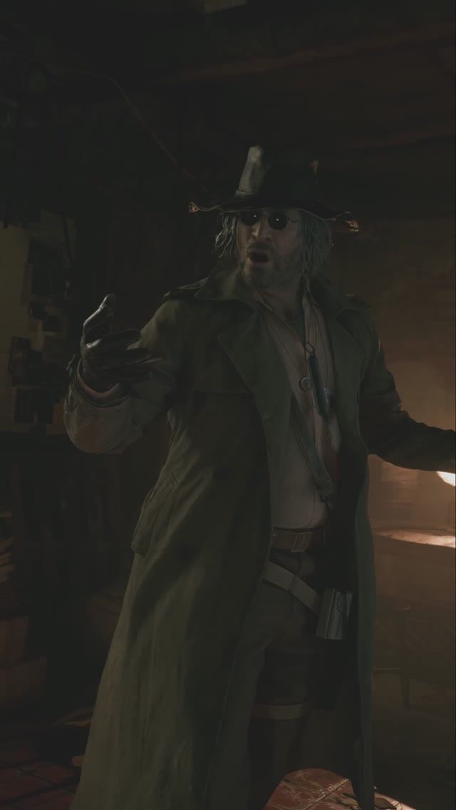 Итан встречает Карла Гейзенберга. Resident Evil Village.