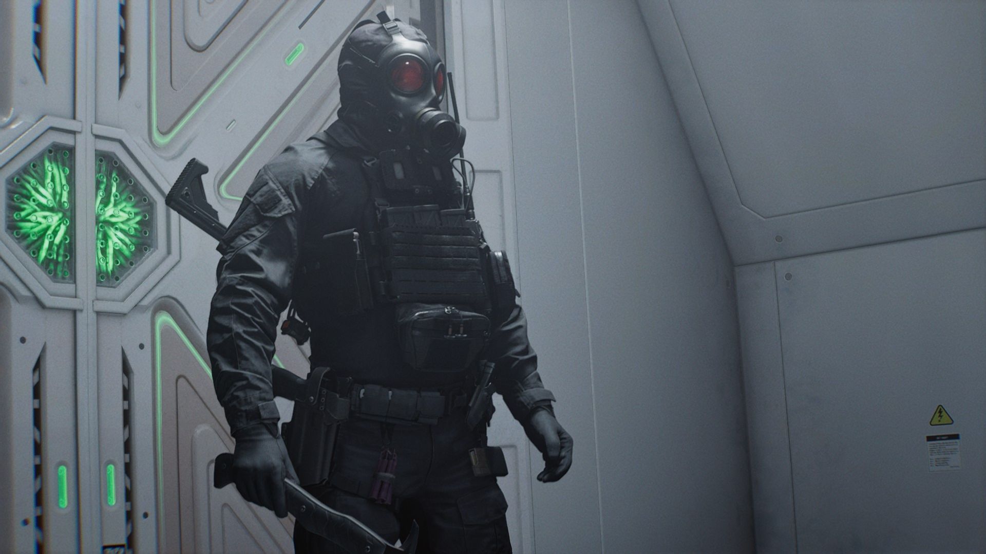 Леон против командир (Хэнка) элитного отряда в игре Resident Evil Requiem