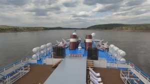 Верхняя палуба теплохода Максим Горький