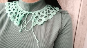 ВОРОТНИЧОК КРЮЧКОМ ЛЕГКО👍