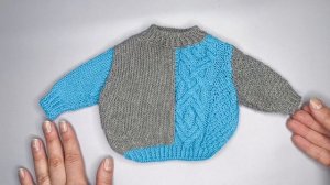 Обзор прототипа джемпера колорблок