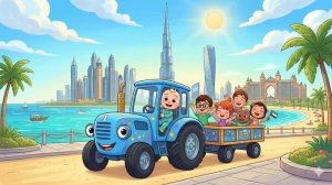 Синий трактор Первый разговор малыша учим животных и их голоса 🐱🐶