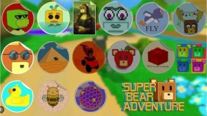 собираю все стикеры в super bear