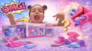 СЪЕЛА ОДЕЖДУ ПОНИ?!😱✨МЫ в ШОКЕ Распаковка Лия Бум и Пинки Бумс